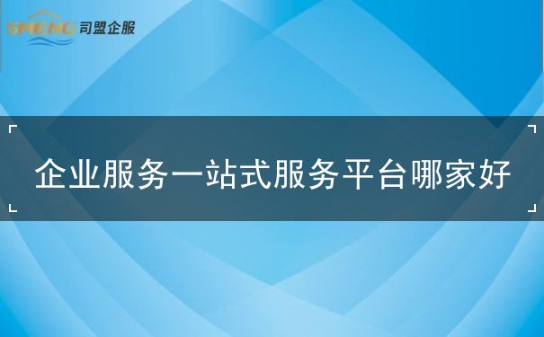 企業(yè)服務(wù)一站式服務(wù)平臺(tái)